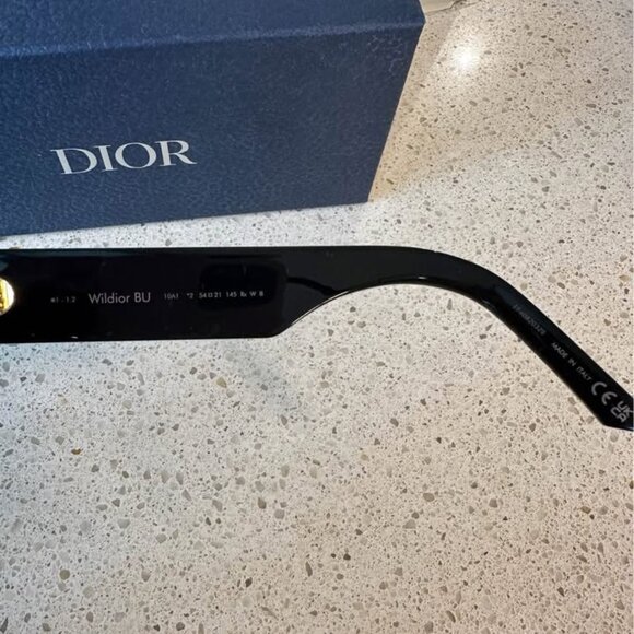 Christian Dior Wildior BU Round Sunglasses, Black - Picture 4 of 5